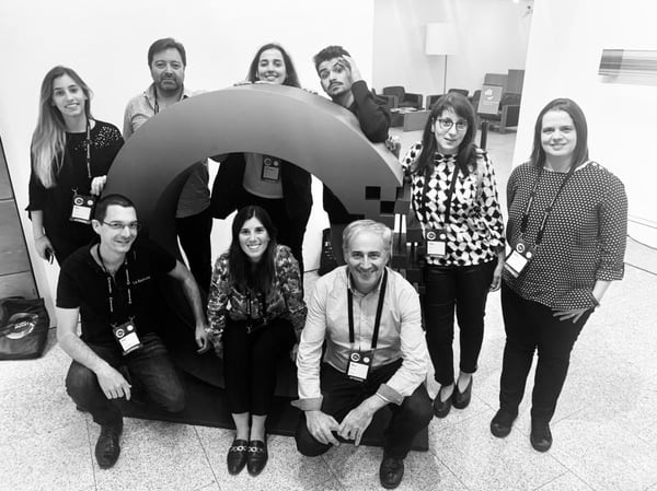 Figure 5 - Closing photo with La Redoute.io Teams & Raquel Carvalho, Marketing Manager @ Syone