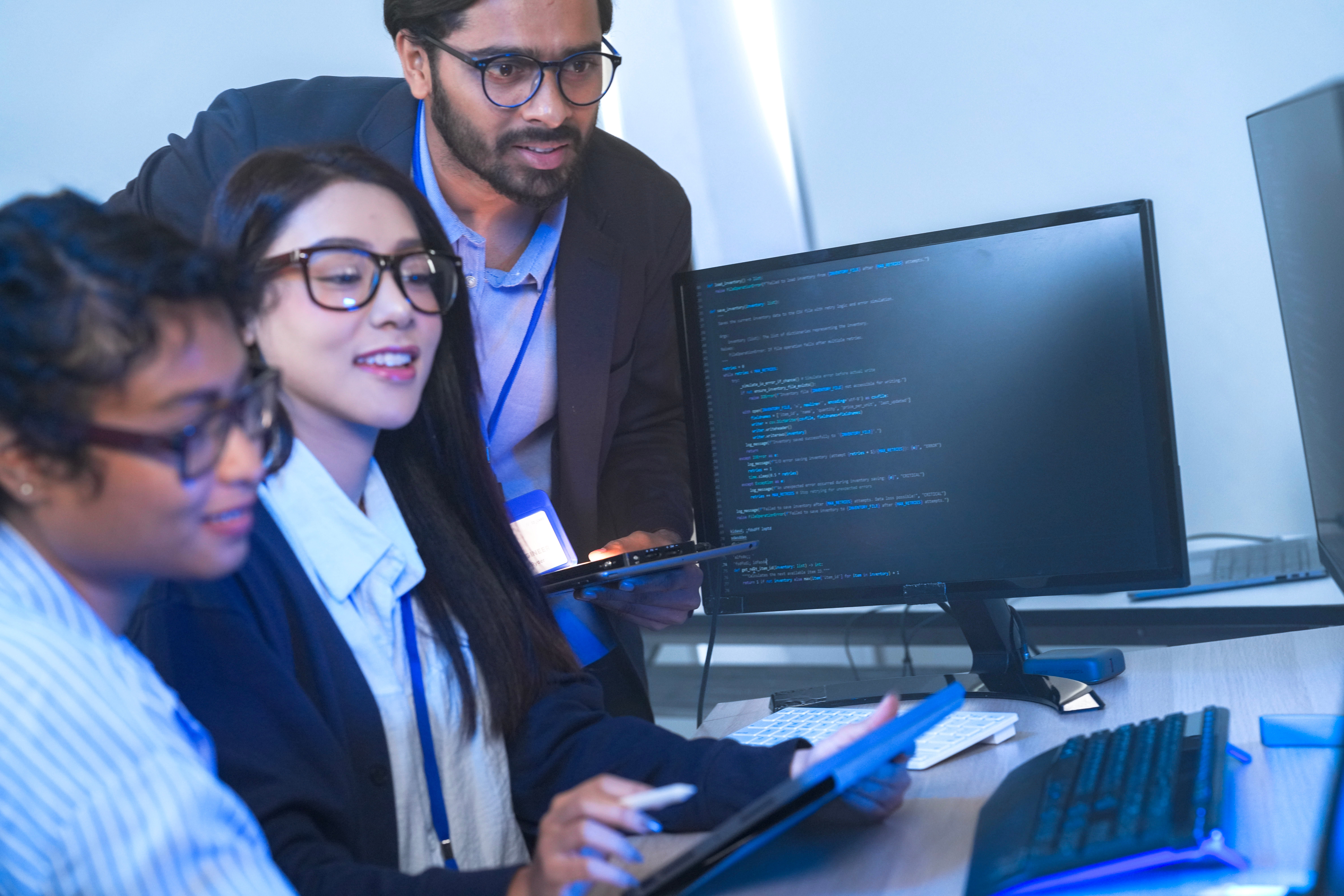 Infrastructure engineers automating server management and deployment processes using Ansible